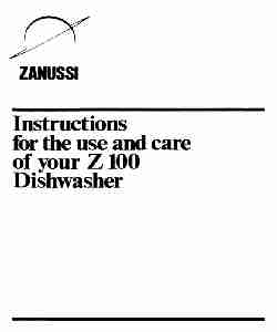 Zanussi Dishwasher Z 100-page_pdf